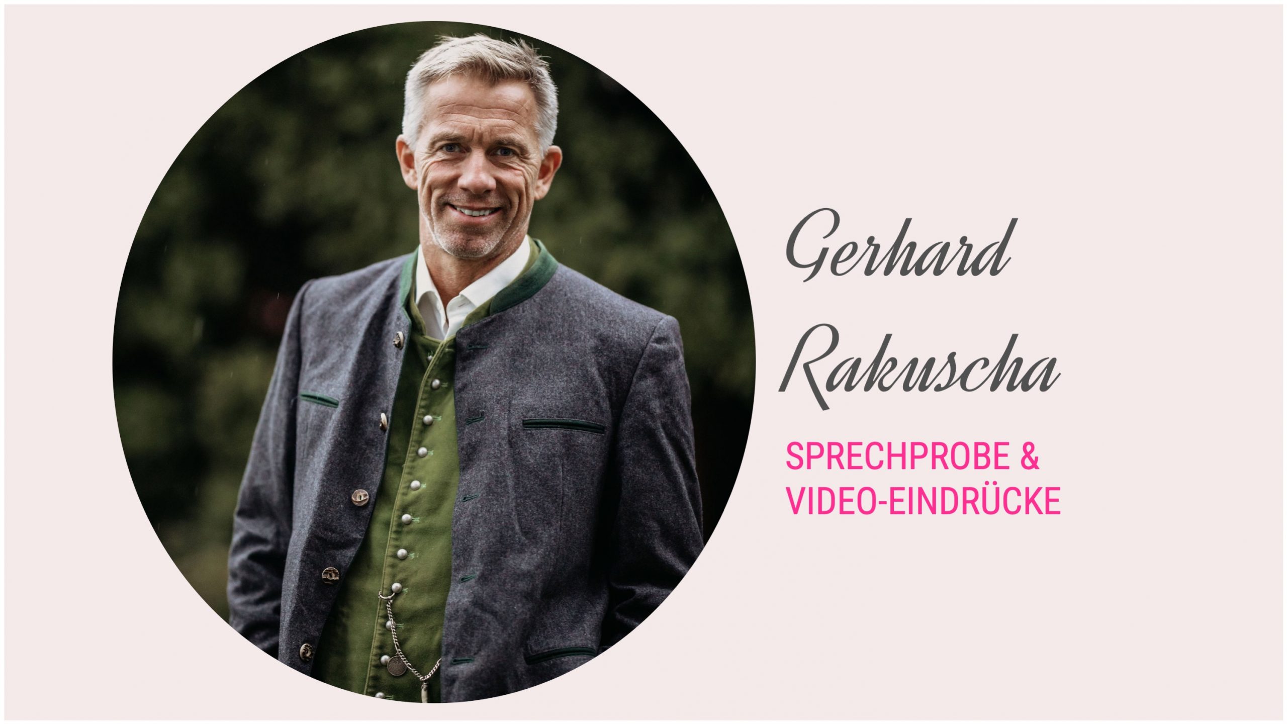 Redner Gerhard Rakuscha (DE)